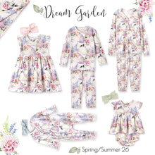 Load image into Gallery viewer, Dream Blossom Bamboo Baby Skirted Bodysuit-Watercolor Floral