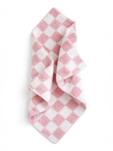 Load image into Gallery viewer, Phufy® Bliss Checkerboard Mini Blanket, Strawberry