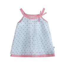 Load image into Gallery viewer, Elara Ditsy Hearts Baby Dress + Bloomer (Organic)