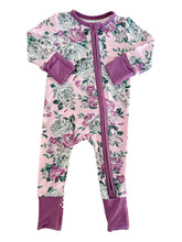 Load image into Gallery viewer, 2-Way Zip Romper, Blissful Blossoms