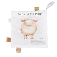 Load image into Gallery viewer, Farm Animals – 10-Page Taggies Soft Crinkle Cloth Baby Book