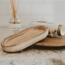 Load image into Gallery viewer, Small Rustic Wood Tray - Home Decor & Gifts