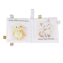 Load image into Gallery viewer, Farm Animals – 10-Page Taggies Soft Crinkle Cloth Baby Book