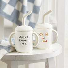 Load image into Gallery viewer, Sippy Cup - Jesus Loves Me