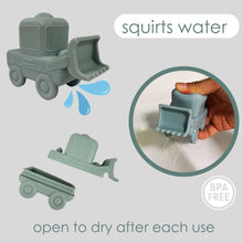 Load image into Gallery viewer, Ali+Oli Squirt Water Bath Toy Set (Construction) Mold Free