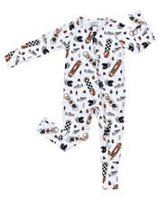 Load image into Gallery viewer, Bamboo Zip Romper | Sk8er