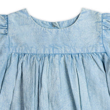 Load image into Gallery viewer, Aspen Soft Denim Washed Baby Romper (Organic)
