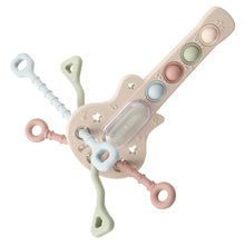 Load image into Gallery viewer, Ali+Oli Guitar-Shaped Sensory Pull & Teether Activity Toy