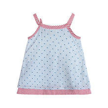 Load image into Gallery viewer, Elara Ditsy Hearts Baby Dress + Bloomer (Organic)