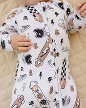 Load image into Gallery viewer, Bamboo Zip Romper | Sk8er