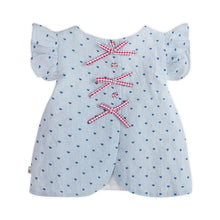 Load image into Gallery viewer, Emery Hearts Baby Ruffled Sleeve Top + Bloomer (Organic)