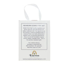 Load image into Gallery viewer, RAINBOW TAKE HOME NEWBORN KNOT GOWN + HAT GIFT SET