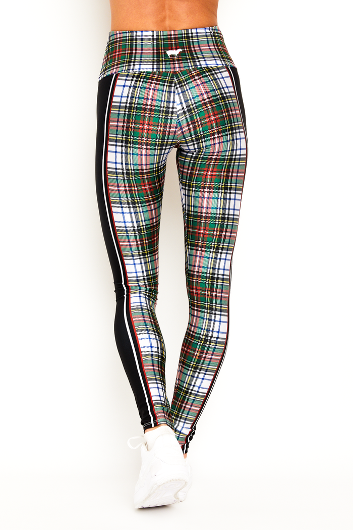 Goldsheep plaid leggings top