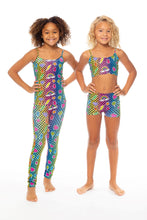 Load image into Gallery viewer, RAINBOW CHECKERED SCATTERED LEGGING