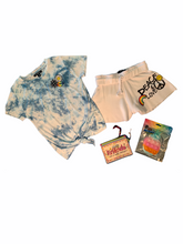 Load image into Gallery viewer, NAVY BLUE TIE DYE PATCH TEE