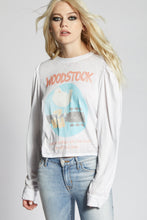 Load image into Gallery viewer, WOODSTOCK GET ON THE BUS PUFFY SLEEVE SHIRT