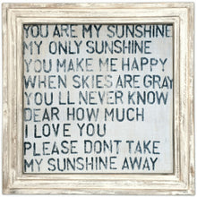 Load image into Gallery viewer, YOU ARE MY SUNSHINE VINTAGE ARTWORK