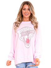Load image into Gallery viewer, SHE IS A VIBE CHEETAH SWEATSHIRT