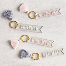 Load image into Gallery viewer, Acrylic Key Tag - Girl Mom
