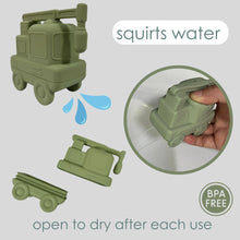 Load image into Gallery viewer, Ali+Oli Squirt Water Bath Toy Set (Construction) Mold Free
