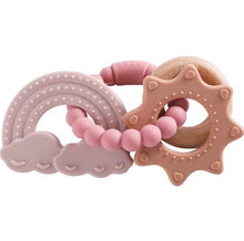 Load image into Gallery viewer, Catalina Rattle Teether Silicone and Beechwood
