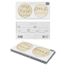 Load image into Gallery viewer, Baby Monthly Milestone Photo Prop Cards (24 milestones)
