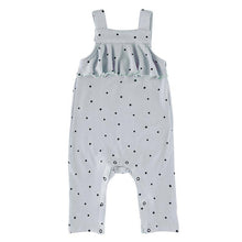Load image into Gallery viewer, Overall Ruffle Romper - Polka DotP2696--6

