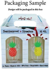 Load image into Gallery viewer, RETRO BEACH Tritan Unbreakable Stemless Wine Tumblers
