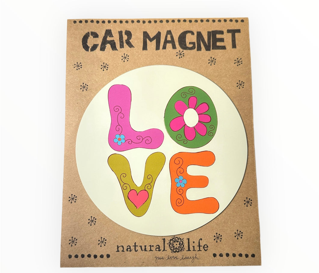 LOVE CAR MAGNET