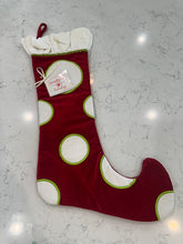 Load image into Gallery viewer, RED HOLIDAY STOCKING
