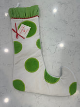 Load image into Gallery viewer, WHITE HOLIDAY STOCKING
