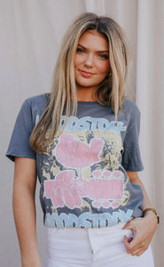 WOODSTOCK FESTIVAL TEE GREY