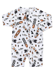 Load image into Gallery viewer, Bamboo Zip Romper | Sk8er
