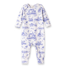 Load image into Gallery viewer, Baby Girl Toile de Jouy Bamboo Romper
