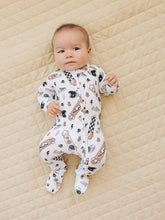 Load image into Gallery viewer, Bamboo Zip Romper | Sk8er
