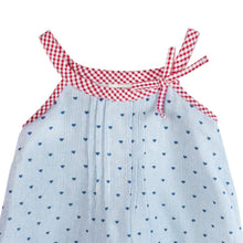 Load image into Gallery viewer, Elara Ditsy Hearts Baby Dress + Bloomer (Organic)
