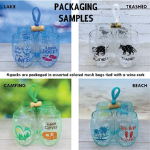 Load image into Gallery viewer, GIRLS TRIP Unbreakable Stemless TRITAN Plastic Wine Glasses
