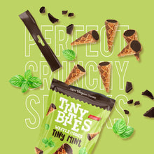 Load image into Gallery viewer, Tiny Bites Tiny Mint Mini Waffle Cones 4.24oz
