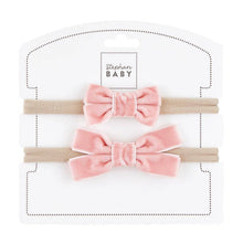 Load image into Gallery viewer, Fancy Bow Headband - Pink -  Set of 2
