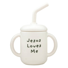 Load image into Gallery viewer, Sippy Cup - Jesus Loves Me
