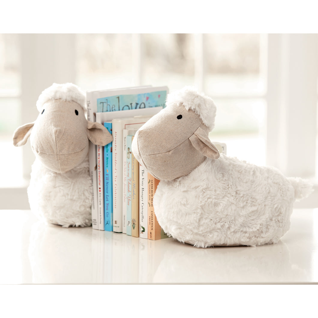 Minky Lamb Bookends