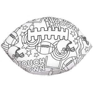 FOOTBALL COLOR ME PILLOW
