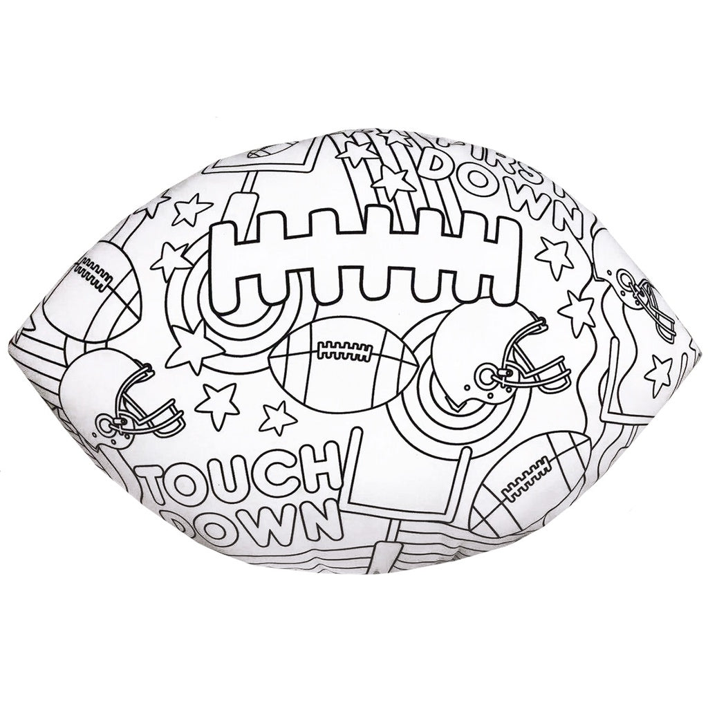 FOOTBALL COLOR ME PILLOW