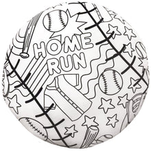 Load image into Gallery viewer, BASEBALL COLOR ME PILLOW
