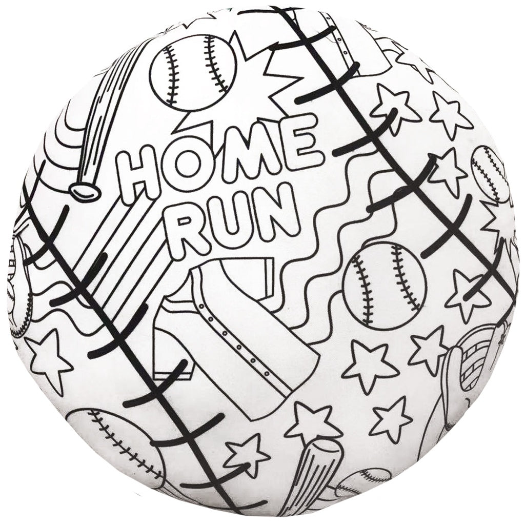 BASEBALL COLOR ME PILLOW