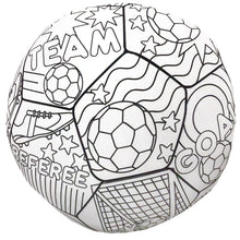 Load image into Gallery viewer, SOCCER COLOR ME PILLOW
