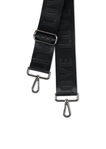 "LOVE" BLACK ON BLACK HANDBAG STRAP