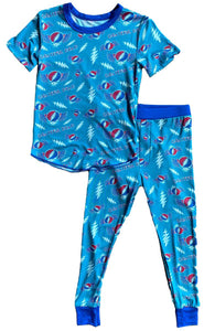 GRATEFUL DEAD BLUE BAMBOO PAJAMA OR LAYER SET