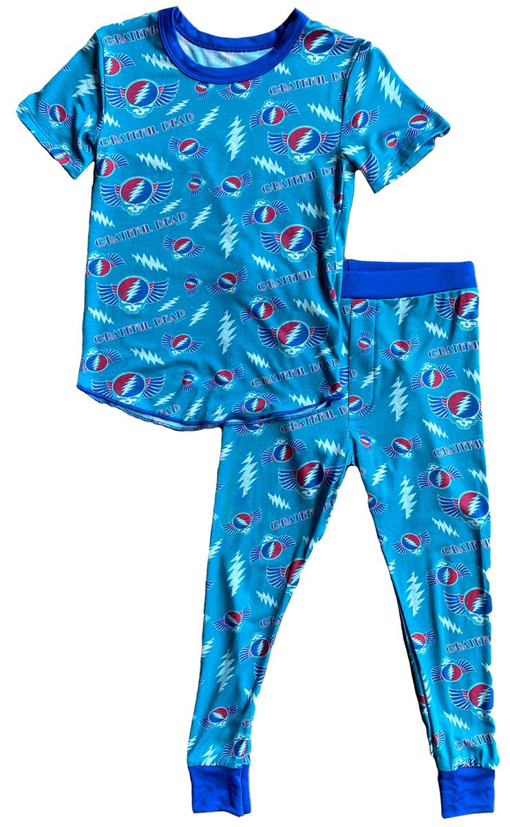 GRATEFUL DEAD BLUE BAMBOO PAJAMA OR LAYER SET