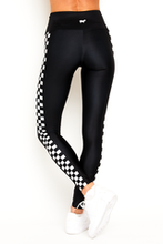 Load image into Gallery viewer, Checked Side Stripe Legging
